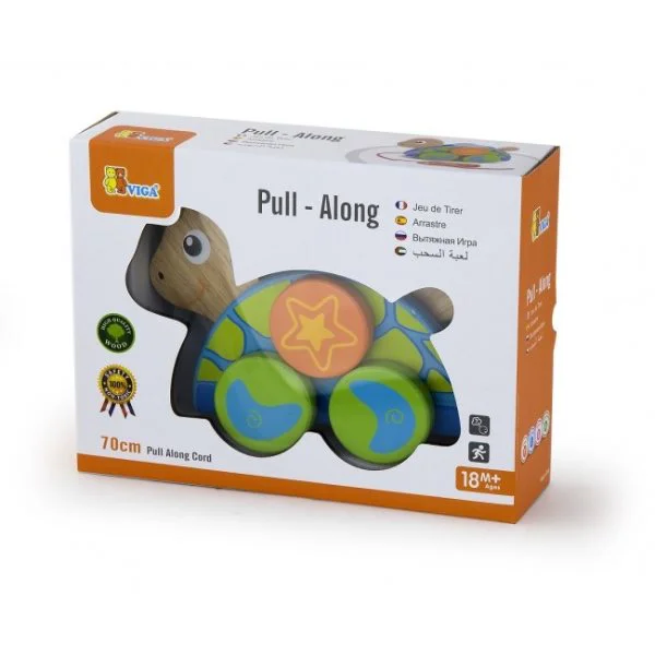 Деревянная игрушка Viga Toys Pull-along Turtle