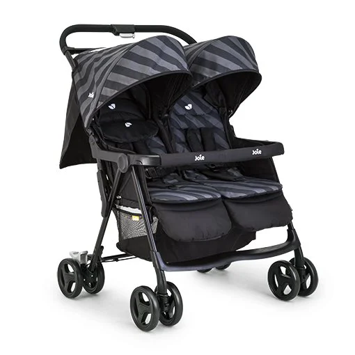 Carucior pentru gemeni Joie Aire Twin Liquorice foto