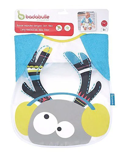 Нагрудник с длинным рукавом Badabulle Blue Deer