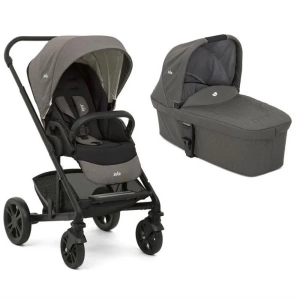 Многофункциональная коляска 3 в 1 Joie Chrome Foggy Gray