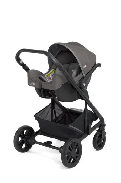 Многофункциональная коляска 3 в 1 Joie Chrome Foggy Gray
