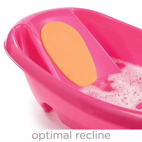 Set cadita si suport de baita Summer Infant Splish 'n Splash Pink foto