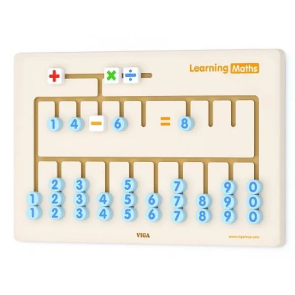 Jucarie din lemn Viga Toys Wall Toy Learning Maths foto