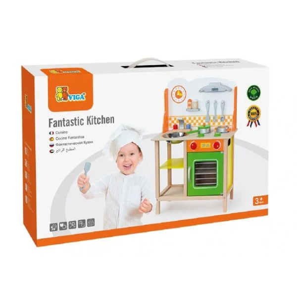 Bucatarie din lemn Viga Toys Fantastic Kitchen