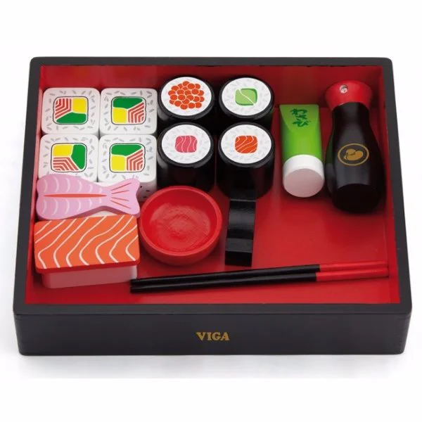 Set de joc din lemn Viga Toys Sushi foto