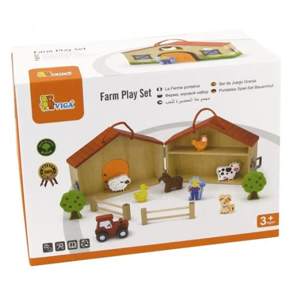 Деревянный набор Viga Toys Farm Play Set foto