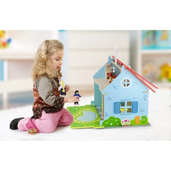 Деревянный игровой набор Viga Toys Eco Friendly Dollhouse foto