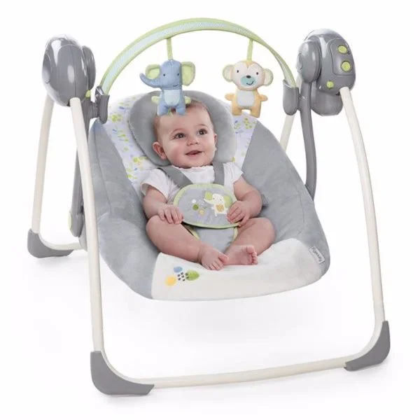 Музыкально-электронные качели Bright Starts Ingenuity Buzzy Bloom