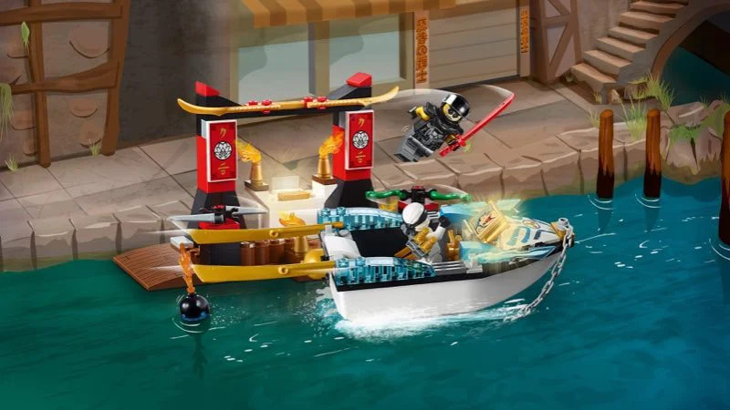 LEGO Juniors - Zane's Ninja Boat Pursuit foto