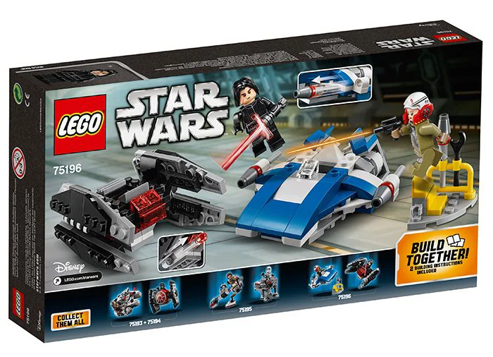LEGO Star Wars - Истребитель типа A против бесшумного истребителя СИД foto
