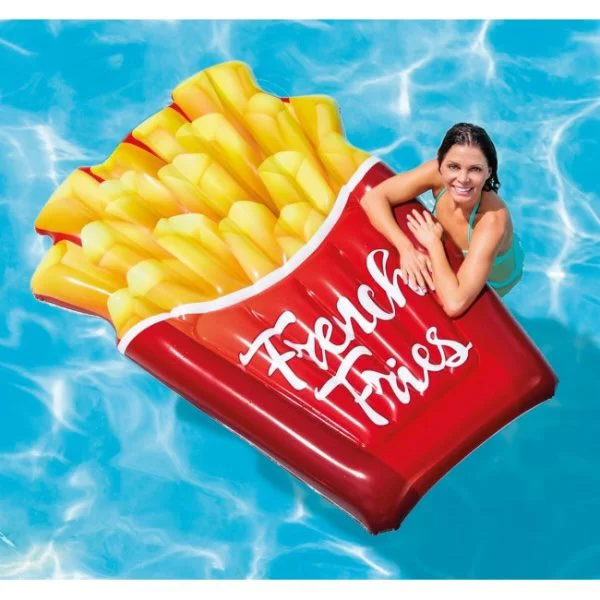 Saltea gonflabila Intex French Fries 175x132 cm foto