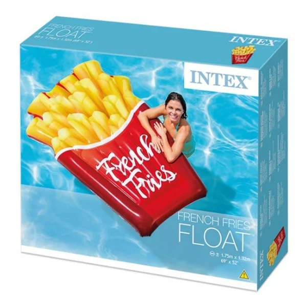 Saltea gonflabila Intex French Fries 175x132 cm foto