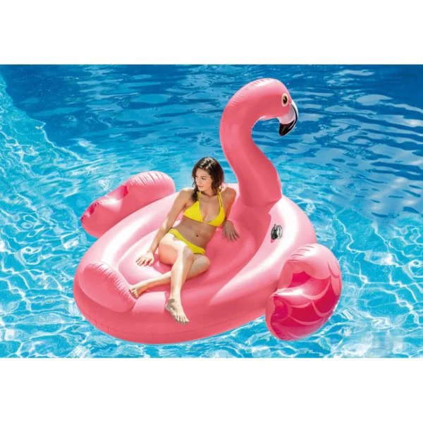 Надувной плотик Intex "Большой Фламинго" 218x211x136 foto