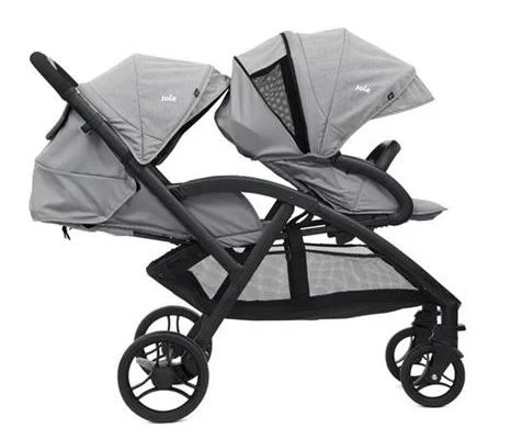 Carucior pentru gemeni Joie Evalite Duo Gray Flannel foto