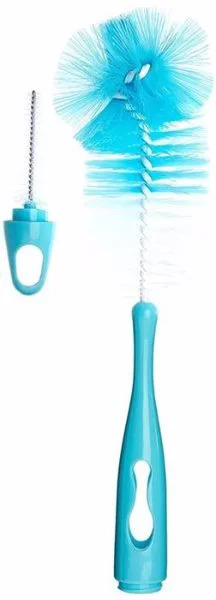 Ершик 2 в 1 Badabulle Blue для мытья бутылочек