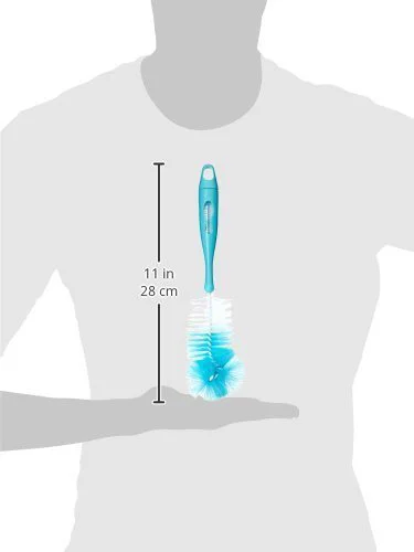 Ершик 2 в 1 Badabulle Blue для мытья бутылочек