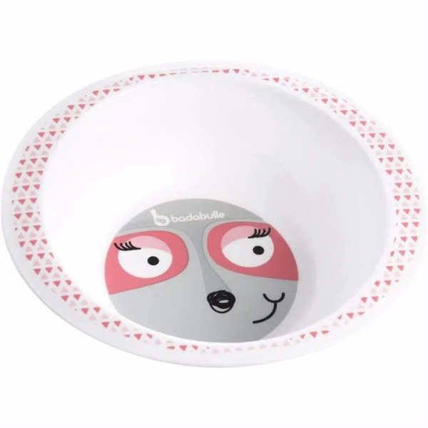 Bol pentru mancare Badabulle Pink Racoon foto