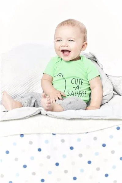 Carter's Set 3 piese Dinozaur - body, tricou si pantaloni foto