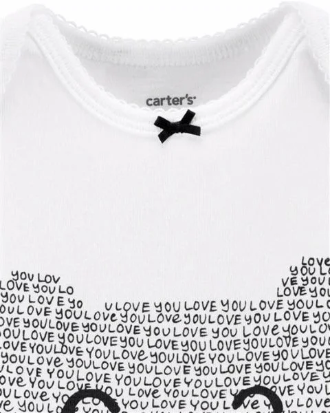 Carter's Set 3 piese Adorabil - body, tricou si pantaloni foto