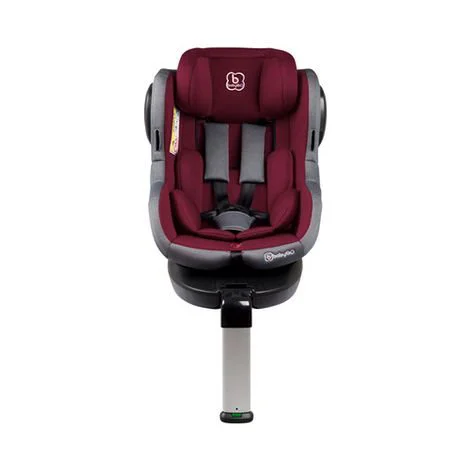 Scaun auto rotativ 360 cu isofix BabyGo ISO 0-18 kg Red