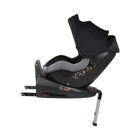 Scaun auto rotativ 360 cu isofix BabyGo ISO 0-18 kg Black