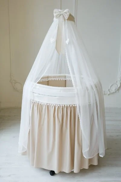 Baldachin ivory Specialbaby Anie, 160x400 cm