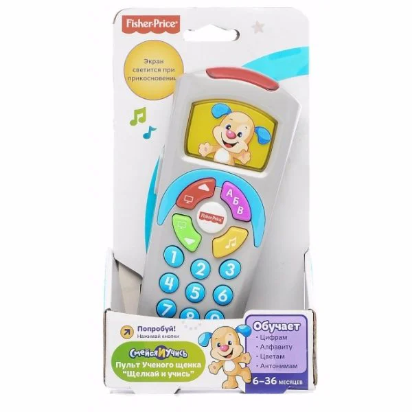Умный пульт Fisher-Price со звуками и светом, RUS