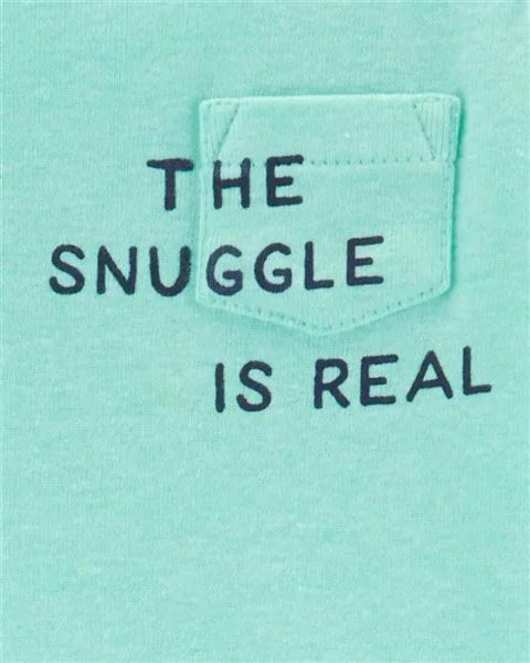 Carter's Set 3 piese Snuggle - body, tricou si pantaloni scurti foto