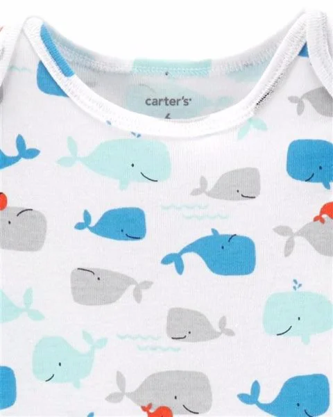 Carter's Set 3 piese Balena - 2 body si pantaloni foto