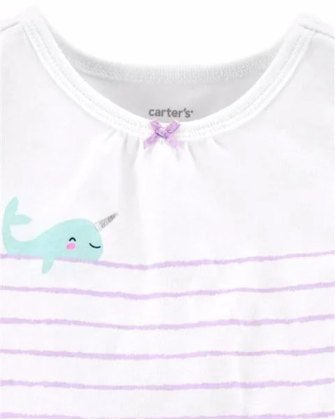 Carter's Комплект 3 в 1 Медуза - боди, футболка и штаны