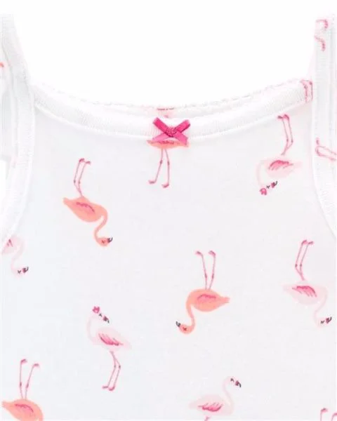 Carter's Set 3 piese Flamingo - 2 body si pantaloni foto