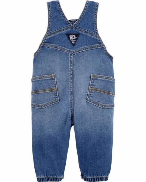 OshKosh Salopeta denim cu bretele si buzunare