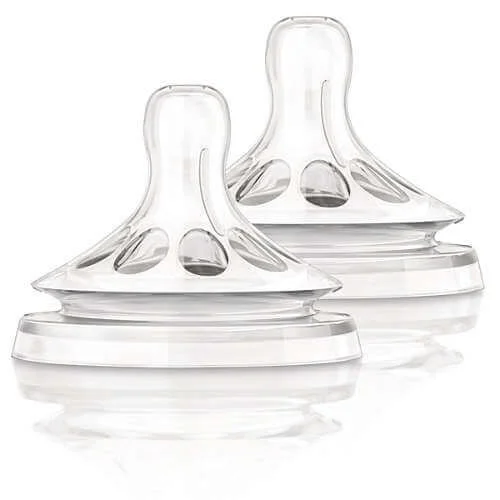 Соски Philips AVENT Natural, 2 шт., для новорождённых (0+ мес.) foto