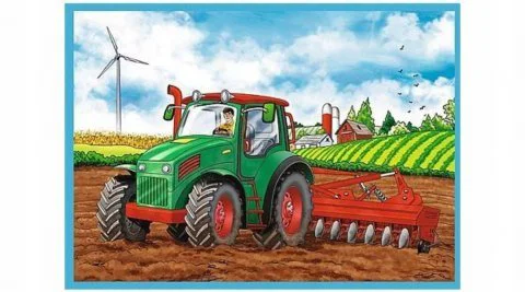 Пазл Trefl Large construction machines, 4 в 1 (35+48+54+70 эл.) foto