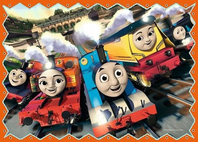 Пазл Trefl Thomas and Friends "Travels around the world", 4 в 1 (35+48+54+70 эл.) foto