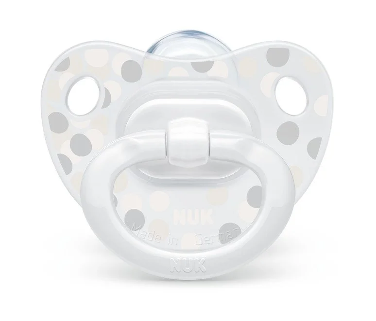 Пустышка NUK Happy Days из силикона в коробке (0-6 мес.) foto