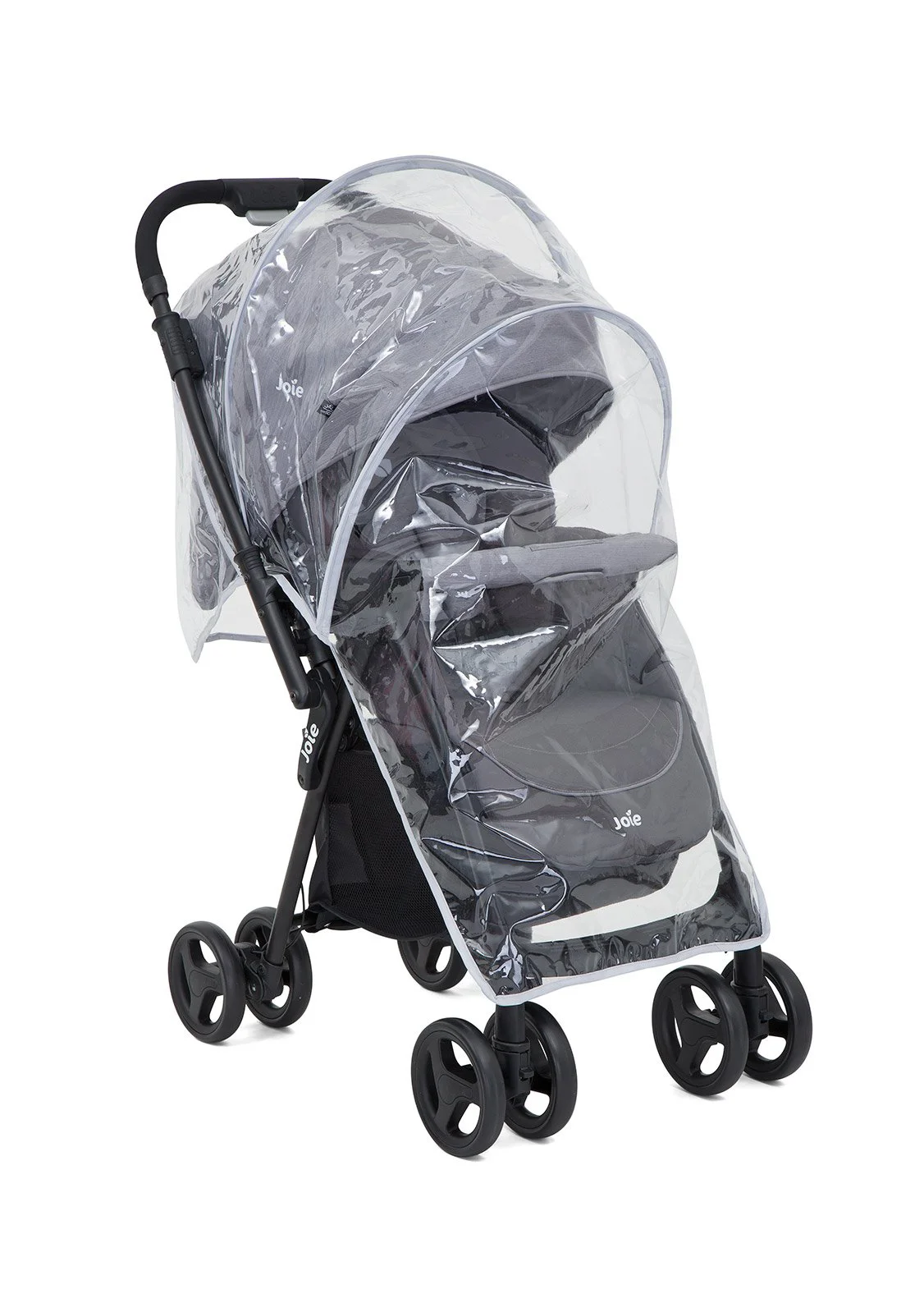 Carucior cu maner reversibil Joie Mirus Dark Pewter foto