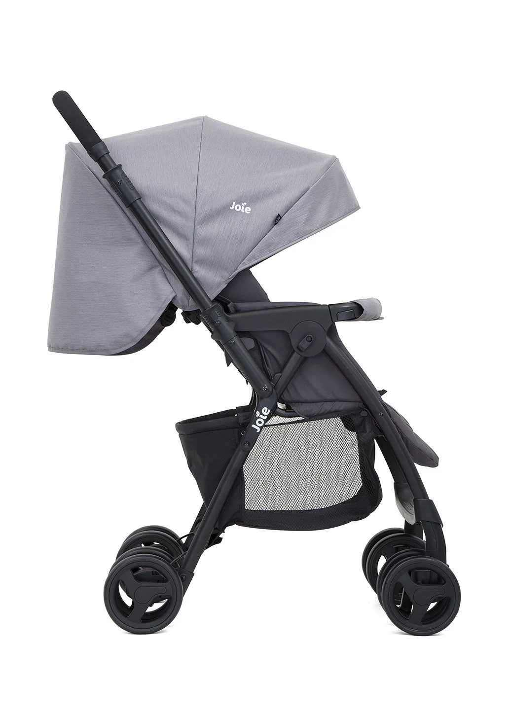 Carucior cu maner reversibil Joie Mirus Dark Pewter foto