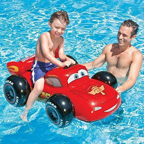 Masina gonflabila pentru copii Intex Cars (3-6 ani), 109x84 cm foto