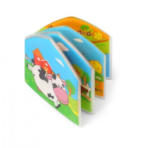 Jucarie-carte cu sunete BabyOno Country Animals, 15,5x16 cm foto