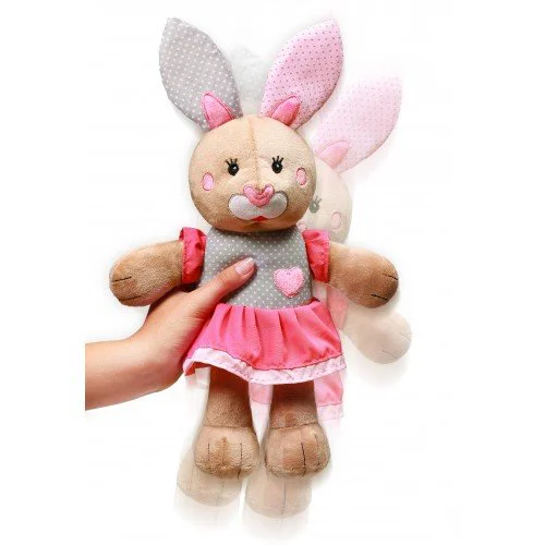 Jucarie cu zornaitoare BabyOno Iepurasul Julia, 36 cm foto
