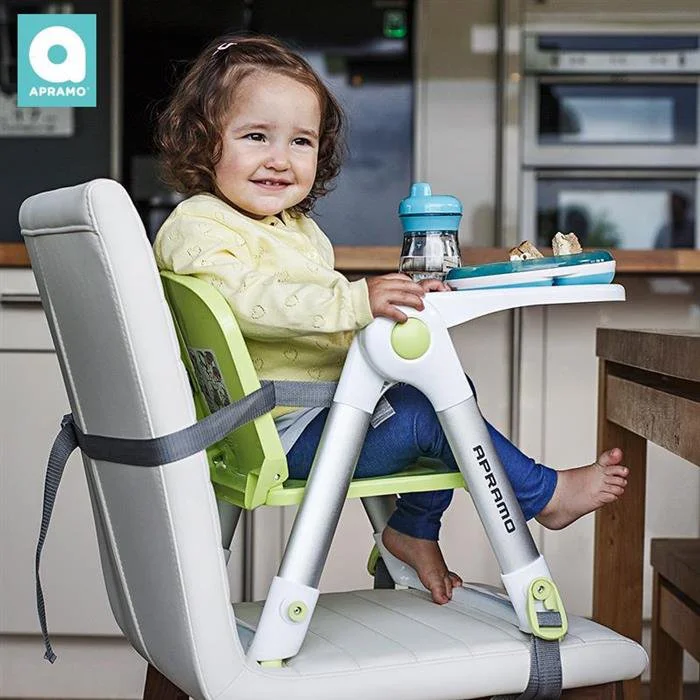 Booster pentru masa pliabil Apramo Flippa Dining Booster Lime foto