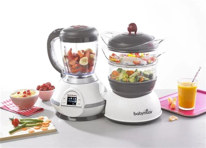 Многофункциональный кухонный комбайн 5 в 1 Babymoov Nutribaby Серый