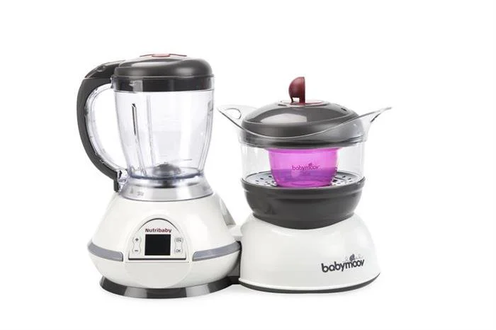 Многофункциональный кухонный комбайн 5 в 1 Babymoov Nutribaby Серый
