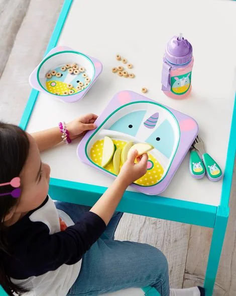 Set Farfurie si Bol Skip Hop Zoo Unicorn foto