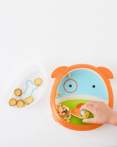 Set Farfurie si Bol Skip Hop Zoo Smart Catelus foto