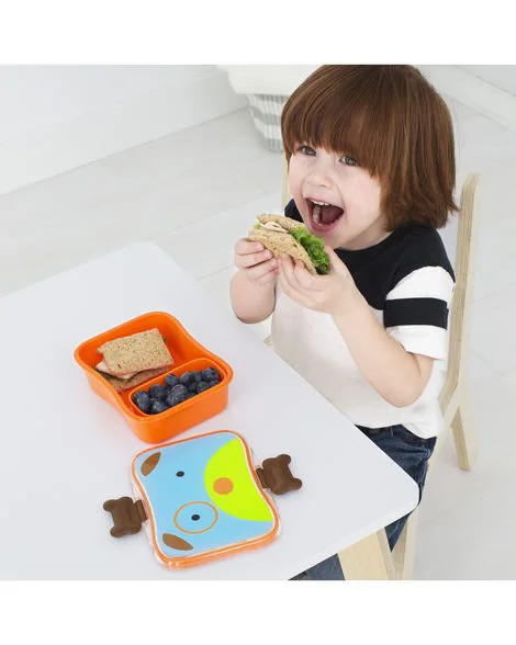 Пластиковый контейнер для бутербродов Skip Hop Zoo Собака foto