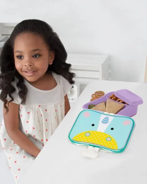 Kit pentru pranz Skip Hop Zoo Unicorn foto