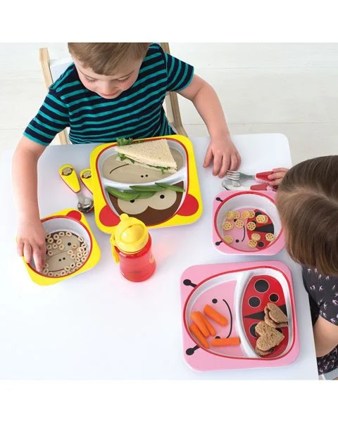 Set Farfurie si Bol Skip Hop Zoo Buburuza foto