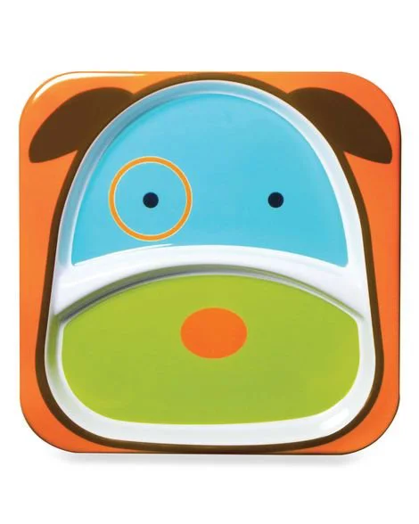 Set Farfurie si Bol Skip Hop Zoo Catelus foto